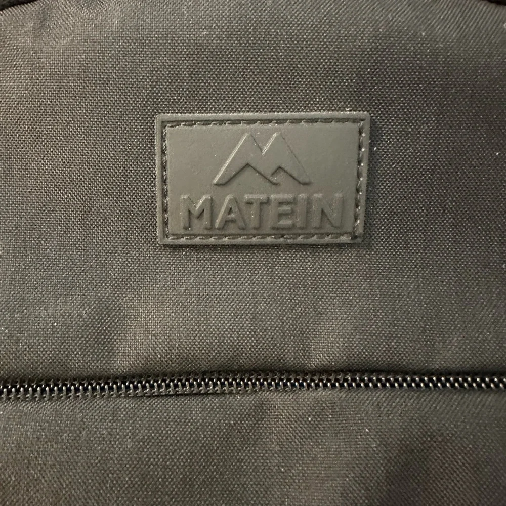 Matein Adult Black Travel Laptop Backpack